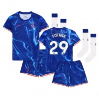 Maglie da calcio Chelsea Wesley Fofana #29 Prima Maglia Bambino 2024-25 Manica Corta (+ Pantaloni corti)